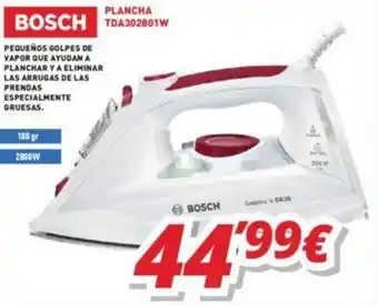 Mi electro Bosch Plancha TDA302801W oferta