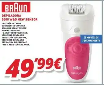 Mi electro Braun Depiladora 5500 W&D New Sensor oferta