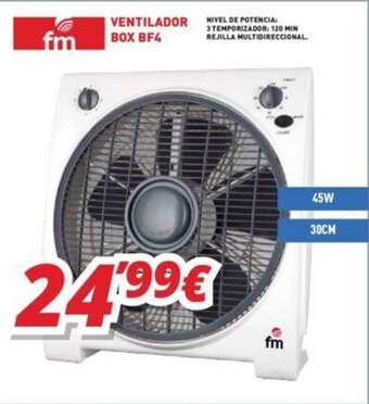 Mi electro Fm Ventilador Box BF4 oferta