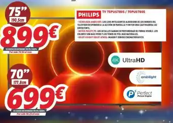 Mi electro Philips TV 75PUS7805 oferta