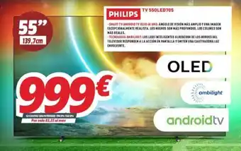 Mi electro Philips TV 550LED705 oferta