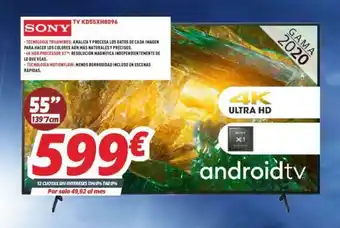 Mi electro Sony TV KD55XH8096 oferta