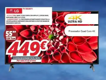 Mi electro LG TV 55UN71 oferta
