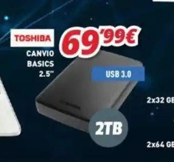 Mi electro Toshiba Canvio Basics 2.5" oferta