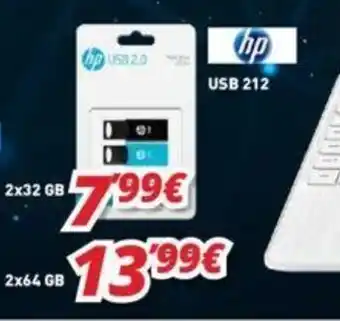 Mi electro hp USB 212 2x64 GB oferta