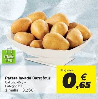 Carrefour Patata lavada Carrefour oferta