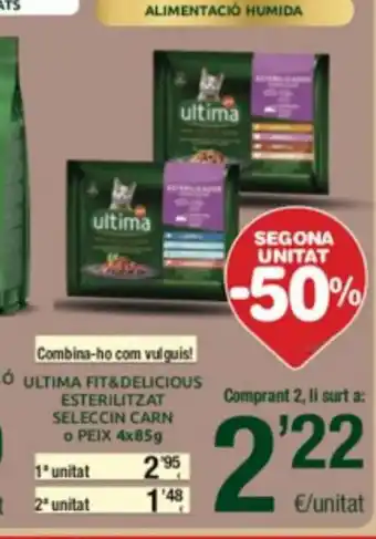 SPAR Ultima Fit & Delicious Esterilitzat Seleccin Carn o Peix oferta