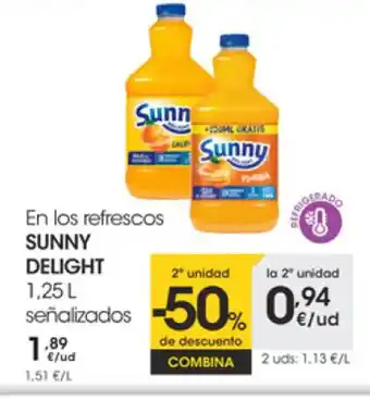 En Los Refrescos Sunny Delight 1,25L