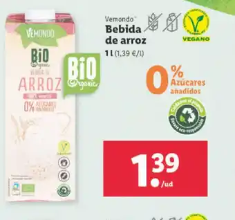 Lidl Bebida de Arroz 1L oferta