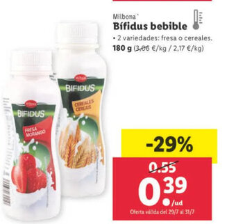 Lidl Bifidus Bebible oferta