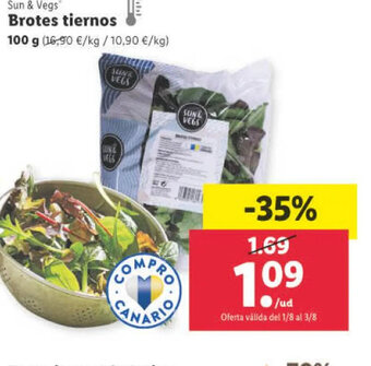 Lidl Brotes tiernos oferta