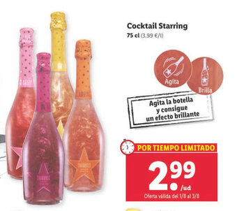 Lidl Cocktail Starring oferta