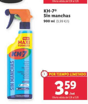 Lidl KH-7 Sin Manchas oferta