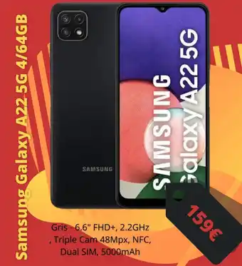 Mi electro Samsung Galaxy A22 5G 4/64GB oferta