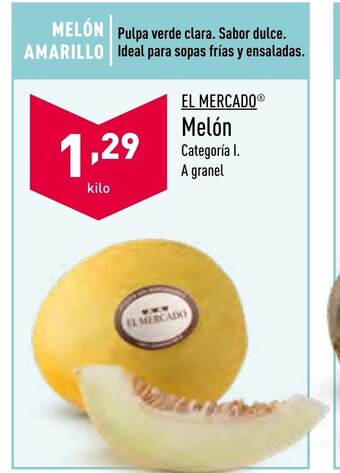 ALDI El Mercado Melón oferta