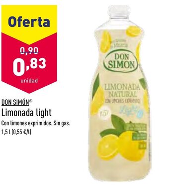 ALDI Don Simón Limonada Light 1,5L oferta