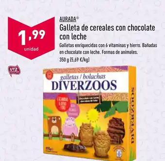ALDI Aurada Galleta de cereales con chocolate oferta