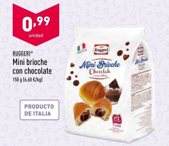 ALDI Ruggeri Mini brioche con chocolate 150g oferta