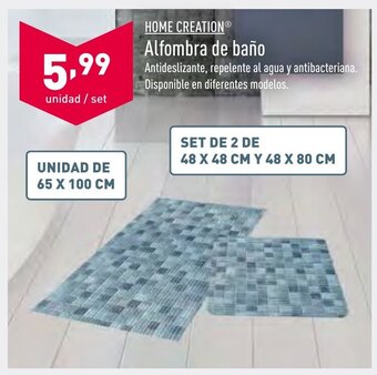 ALDI Home Creation Alfombra de baño oferta