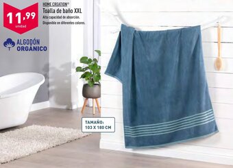 ALDI Home Creation Toalla de baño XXL oferta