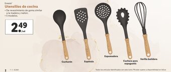 Lidl Ernesto Utensilios de cocina oferta
