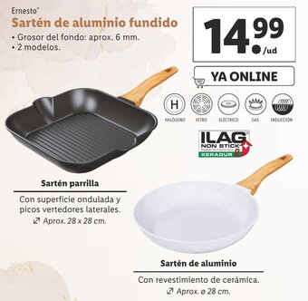 Lidl Ernesto Sartèn de aluminio fundido oferta