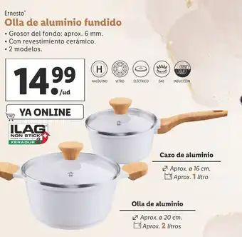 Lidl Ernesto Olla de aluminio fundido oferta