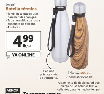 Lidl Ernesto Botella tèrmica oferta