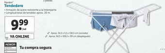 Lidl Aquapur Tendedero oferta