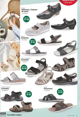 Lidl Livergy Sandalias/Esmara Bailarinas/Zapatos de tacón oferta
