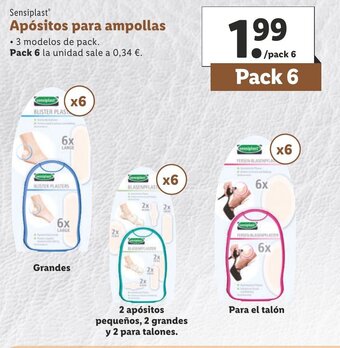 Lidl Sensiplast Apositos para ampollas oferta