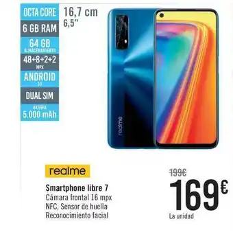 Carrefour realme Smartphone libre 7 oferta