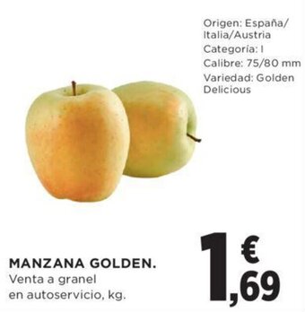 Hipercor Manzana golden oferta