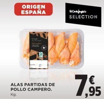 Hipercor Alas partidas de pollo campero oferta