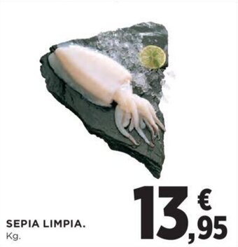 Hipercor Sepia limpia oferta