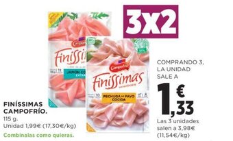 Hipercor Finíssimas campofrío oferta