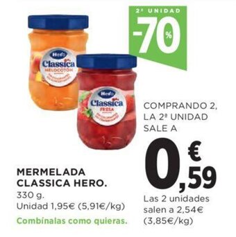 Hipercor Mermelada classica hero oferta