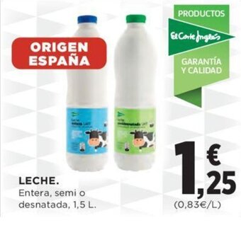 Hipercor Leche oferta