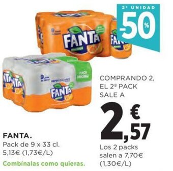 Hipercor Fanta oferta