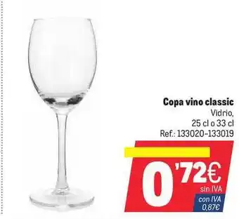 Makro Copa vino classic oferta