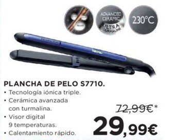 Hipercor Plancha de pelo S7710 oferta