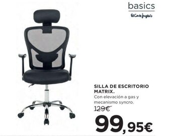 Hipercor Silla de escritorio matrix oferta