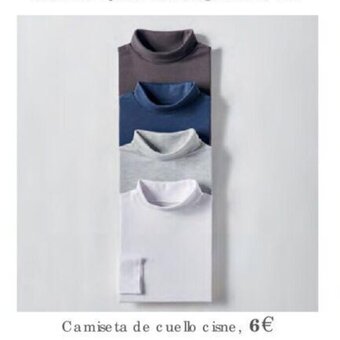 Hipercor Camiseta de cuello cisne oferta
