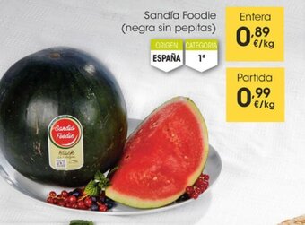 Eroski Sandia foodie oferta