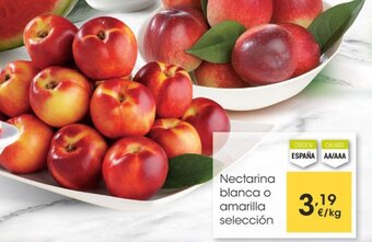 Eroski Nectarina blanca o amarilla selección oferta