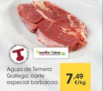 Eroski Aguja de ternera gallega oferta