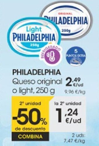 Eroski Philadelphia oferta