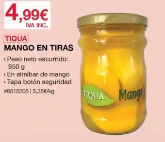 Costco TIQUA mango en tiras oferta