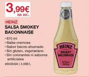 Costco HEINZ salsa smokey baconnaise oferta