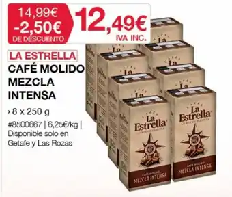 Costco LA ESTRELLA café molido mezcla intensa oferta